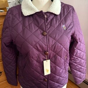 New Polo women xl button coat